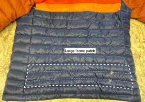 Large baffle patch